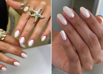 Vanilla Chrome Nails Are the Sweetest Way to Wear a White Manicure